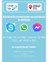Atelier Messageries Instantannée_s- Siège CCNeT- Mai 2023