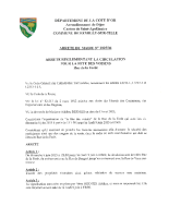 Arrêté de circulation – fête des voisins (1)