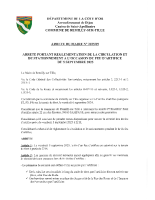 Arrêté municipal Feux artifice – 05 sept 2025
