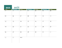 Calendrier cours ASBR saison 2025-2026