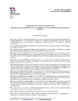 Arrêté préfectoral Zone Réglementée suite à déclaration d’influenza aviaire